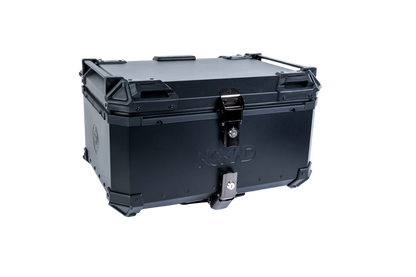 Top Case NOMAD 65L de Aluminio Negro con Respaldo y Base
