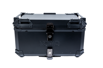 Top Case NOMAD 65L de Aluminio Negro con Respaldo y Base