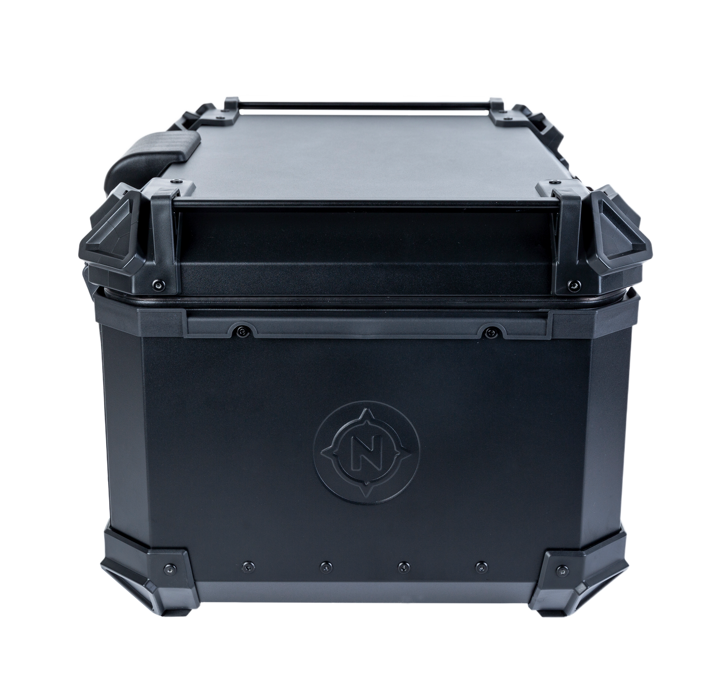 Top Case NOMAD 65L de Aluminio Negro con Respaldo y Base