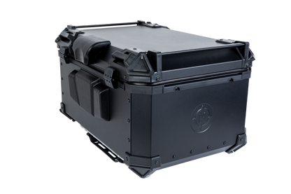 Top Case NOMAD 65L de Aluminio Negro con Respaldo y Base