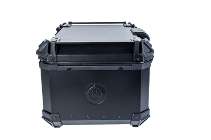 Top Case NOMAD 65L de Aluminio Negro con Respaldo y Base