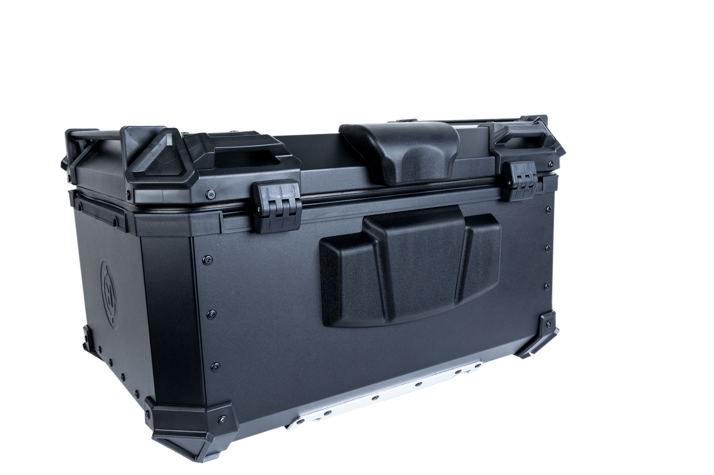Top Case NOMAD 65L de Aluminio Negro con Respaldo y Base