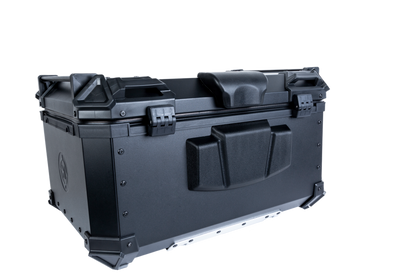 Top Case NOMAD 65L de Aluminio Negro con Respaldo y Base