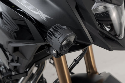 SW-MOTECH Soporte para luces Negro. Honda CB500X (18-) NX500 (23-).