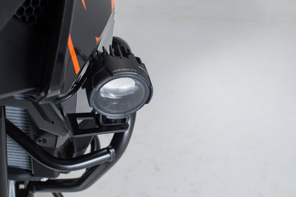 SW-MOTECH Soportes para luces Negro. KTM 1050/1090 Adv. 1190 Adv./R.