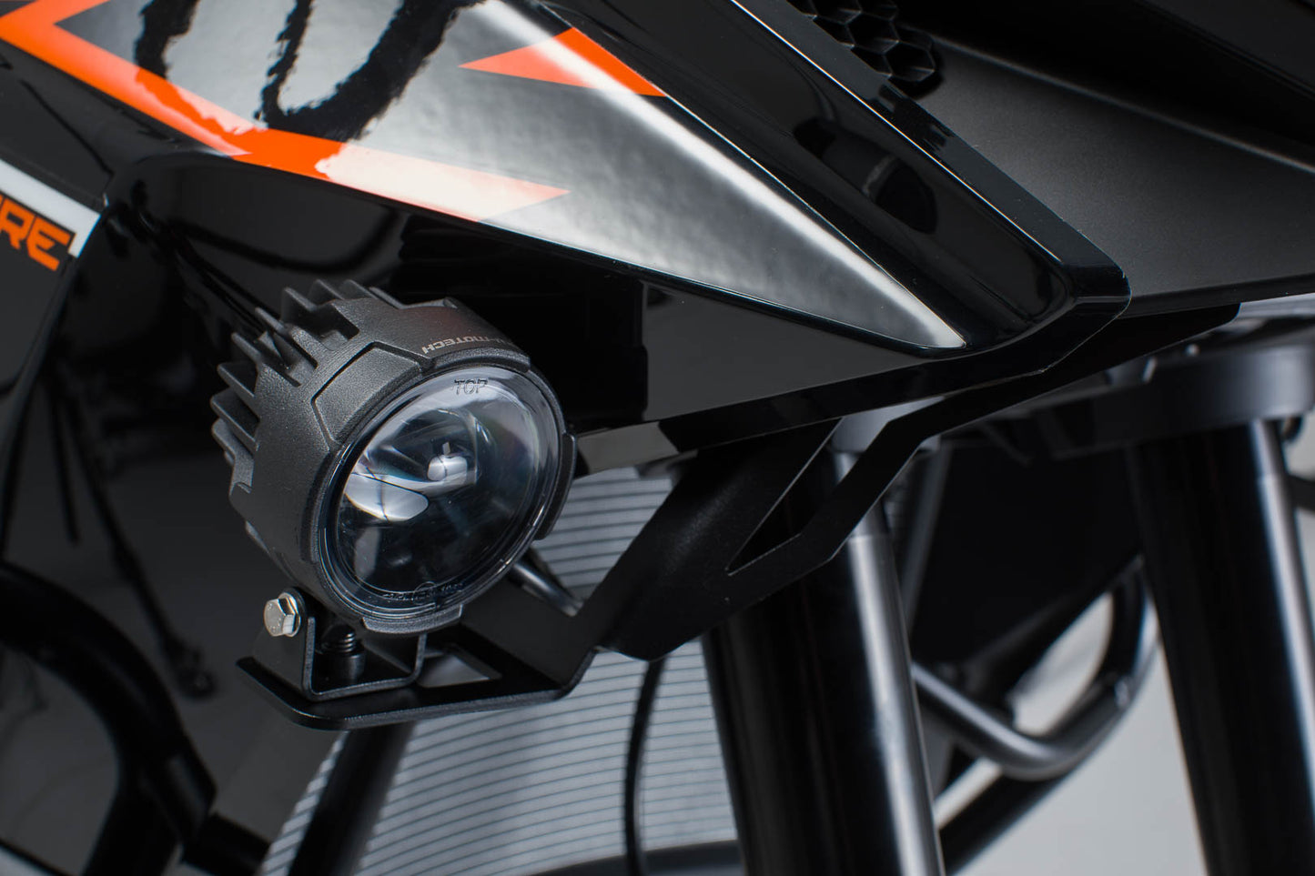 SW-MOTECH Soportes para luces Negro. KTM 1050/1090 Adv. 1190 Adv./R.
