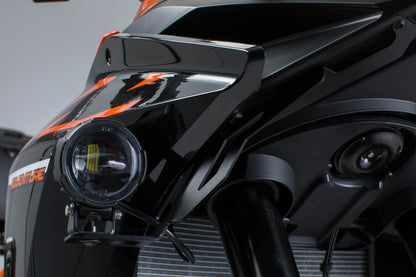 SW-MOTECH Soportes para luces Negro. KTM 1050/1090 Adv. 1190 Adv./R.