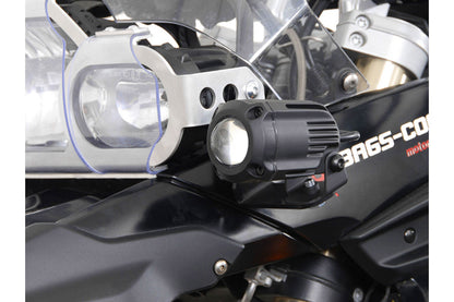SW-MOTECH Soportes para luces Negro. BMW F 800 GS (08-12) / F 650 GS (07-11).