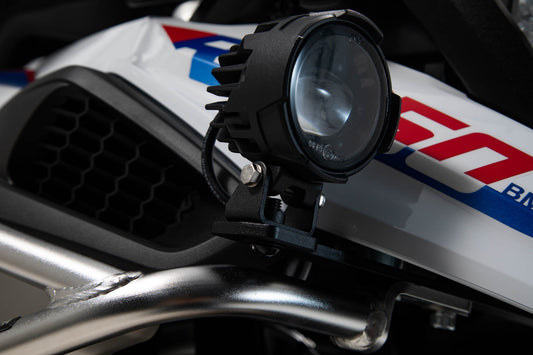 SW-MOTECH Soportes para luces Negro. BMW R 1200 GS (12-18) R 1250 GS (18-).