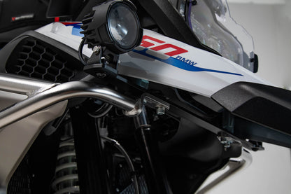 SW-MOTECH Soportes para luces Negro. BMW R 1200 GS (12-18) R 1250 GS (18-).