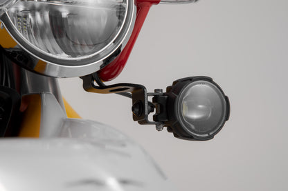 SW-MOTECH Soportes para luces Negro. Moto Guzzi V85 TT (19-23).