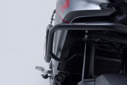 SW-MOTECH Protecciones laterales de motor Negro. Honda XL750 Transalp (22-).