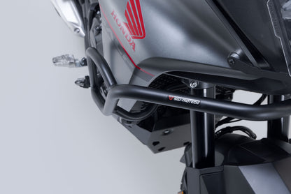 SW-MOTECH Protecciones laterales de motor Negro. Honda XL750 Transalp (22-).