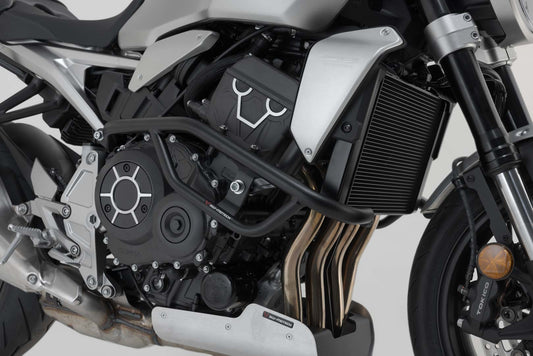 SW-MOTECH Protecciones laterales de motor Negro. Honda CB1000R (18-).