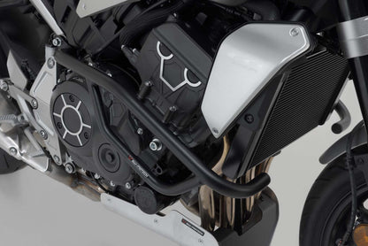 SW-MOTECH Protecciones laterales de motor Negro. Honda CB1000R (18-).