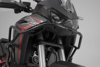 SW-MOTECH Protecciones superiores de motor Negro. Honda CRF1100L Africa Twin Adv (19-).