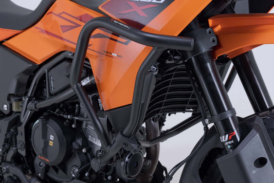 SW-MOTECH Protecciones laterales de motor Negro. KTM 250 Adv 390 Adv (25-).