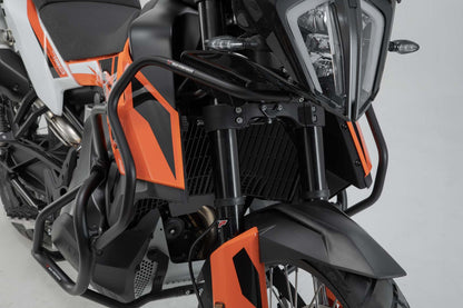 SW-MOTECH Protecciones superiores de motor Negro. KTM 790 Adv/R (19-21) 890 Adv/R (20-22).