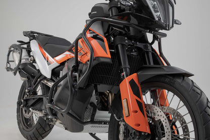 SW-MOTECH Protecciones superiores de motor Negro. KTM 790 Adv/R (19-21) 890 Adv/R (20-22).