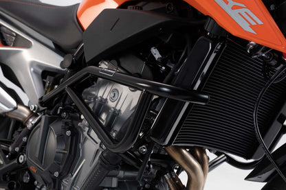 SW-MOTECH Protecciones laterales de motor Negro. KTM 790 Duke (18-) / 890 Duke R (19-).