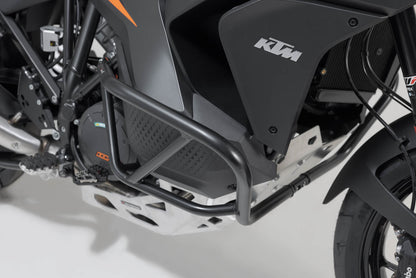 SW-MOTECH Protecciones laterales de motor Negro. KTM 1290 / 1390 Super Adventure (21-).