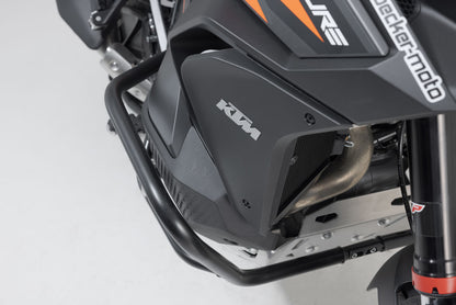 SW-MOTECH Protecciones laterales de motor Naranja. KTM 1290 / 1390 Super Adventure (21-).