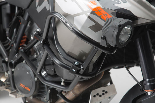 SW-MOTECH Protecciones sup. de motor para KTM original Negro. 1290 SAdv R / S (16-) 1090 Adv (16-).