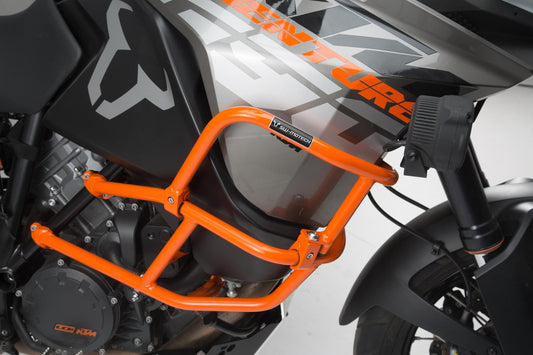 SW-MOTECH Protecciones sup. de motor para KTM original Naranja. 1290 SAdv R / S (16-) 1090 Adv (16-).