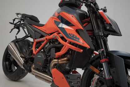 SW-MOTECH Protecciones laterales de motor Naranja. KTM 1290 Super Duke R / EVO (19-).