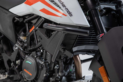 SW-MOTECH Protecciones laterales de motor Negro. KTM 390 Adv (19-).