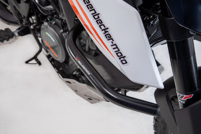 SW-MOTECH Protecciones laterales de motor Negro. KTM 390 Adv (19-).
