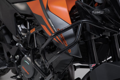 SW-MOTECH Protecciones sup. de motor para KTM original Negro. KTM 390 Adv (19-).