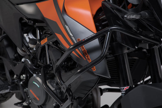 SW-MOTECH Protecciones sup. de motor para KTM original Negro. KTM 390 Adv (19-).
