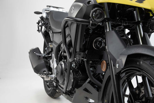 SW-MOTECH Protecciones laterales de motor Negro. Suzuki V-Strom 250 (18-21).