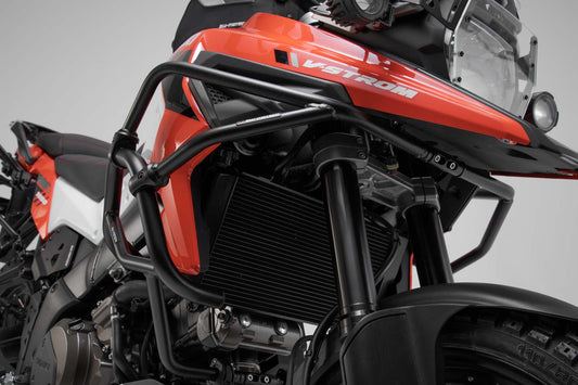 SW-MOTECH Protecciones superiores de motor Negro. Suzuki V-Strom 1050 (19-).