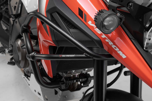 SW-MOTECH Protecciones superiores de motor Negro. Suzuki V-Strom 1050 (19-).