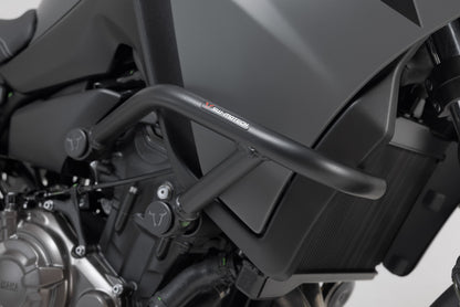 SW-MOTECH Protecciones laterales de motor Negro. Yamaha MT-07 / Tracer Tracer 7 / GT.