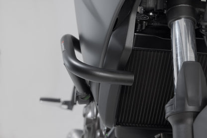 SW-MOTECH Protecciones laterales de motor Negro. Yamaha MT-07 / Tracer Tracer 7 / GT.