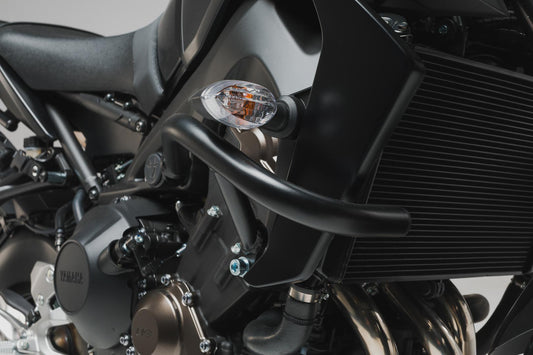 SW-MOTECH Protecciones laterales de motor Negro. Yamaha MT-09 (16-20) / SP (17-20).