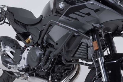 SW-MOTECH Protecciones laterales de motor Negro. BMW F 900 XR (19-).