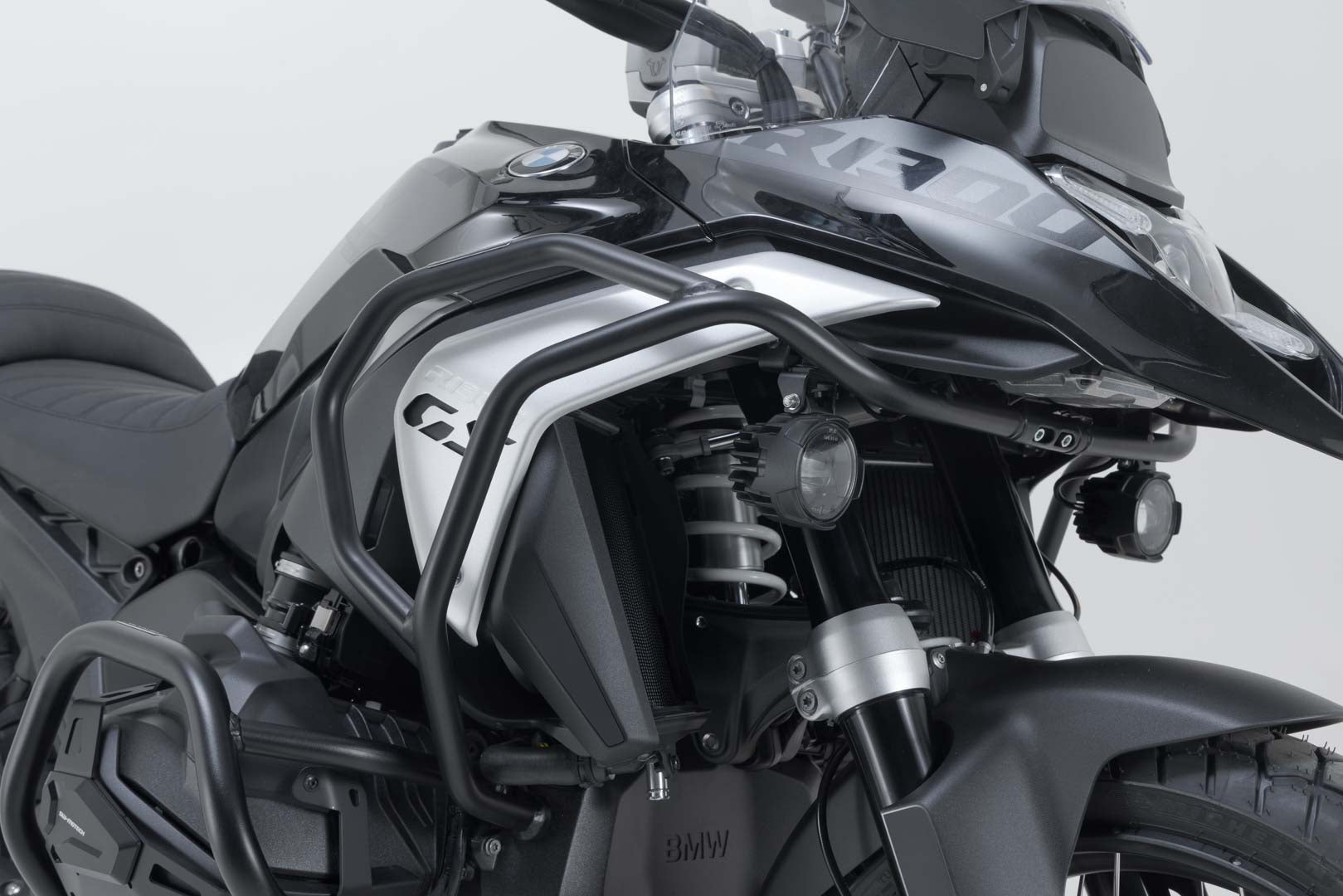 SW-MOTECH Protecciones superiores de motor Negro. BMW R 1300 GS (23-).