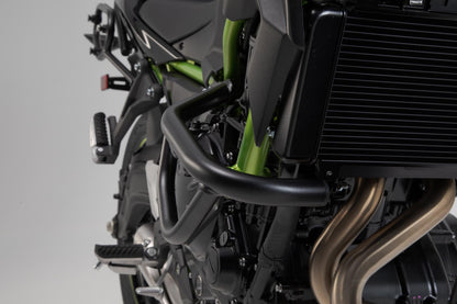SW-MOTECH Protecciones laterales de motor Negro. Kawasaki Z650 / Z650RS / Z650 S.