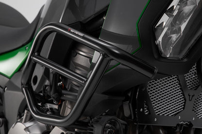 SW-MOTECH Protecciones laterales de motor Negro. Kawasaki Versys 1000 (18-) / 1100 (24-).