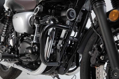 SW-MOTECH Protecciones laterales de motor Negro. Kawasaki W800 Street/ Cafe (18-).