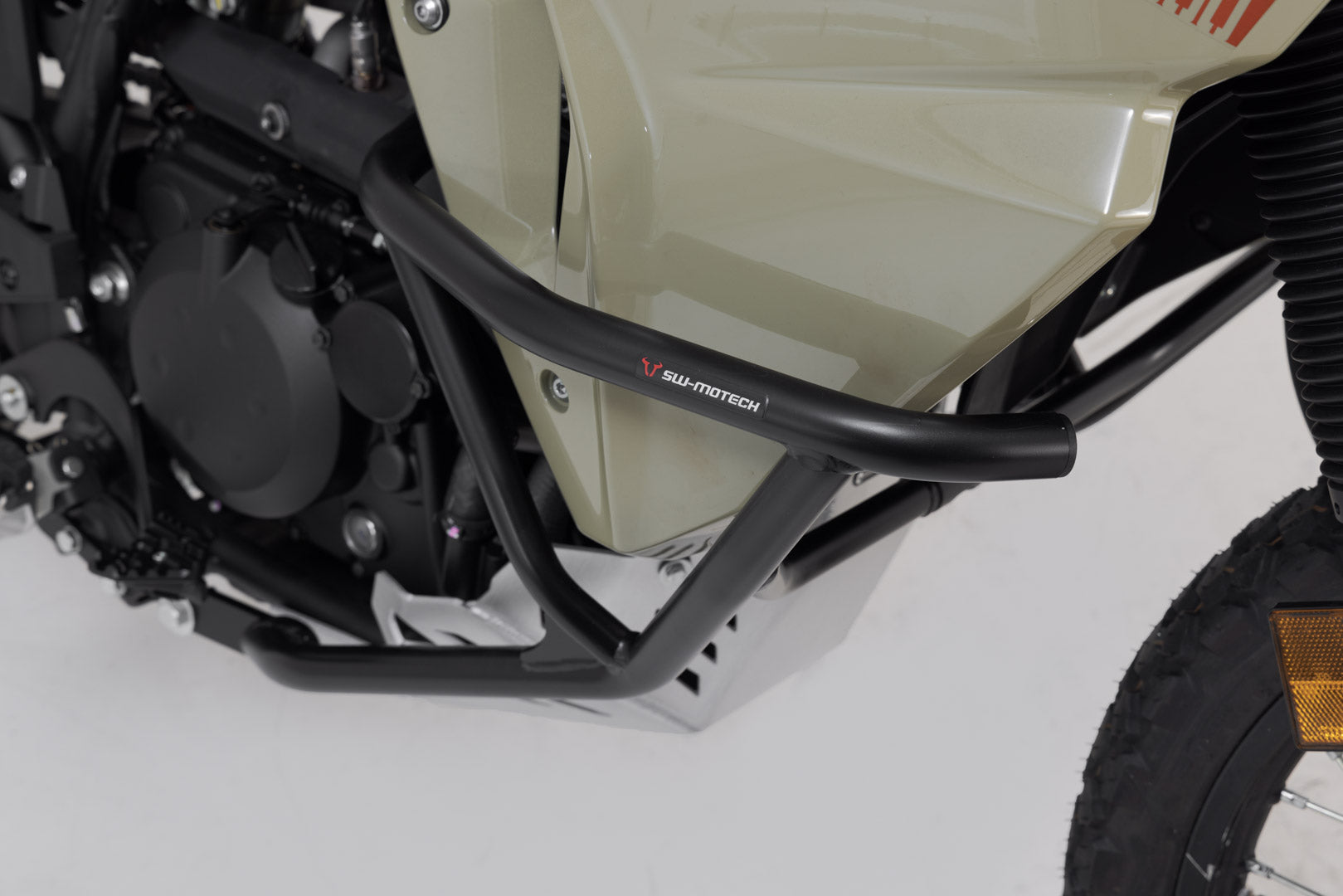 SW-MOTECH Protecciones laterales de motor Negro. Kawasaki KLR 650 (22-).