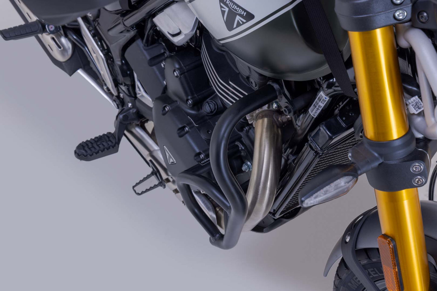 SW-MOTECH Protecciones laterales de motor Negro. Triumph Speed 400/Scrambler 400 X (23-).