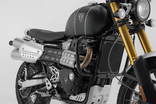 SW-MOTECH Protecciones laterales de motor Negro. Triumph Scrambler 1200 (21-).