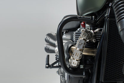 SW-MOTECH Protecciones laterales de motor Negro. Street ScramblerBonneville Bobber/Speedm.