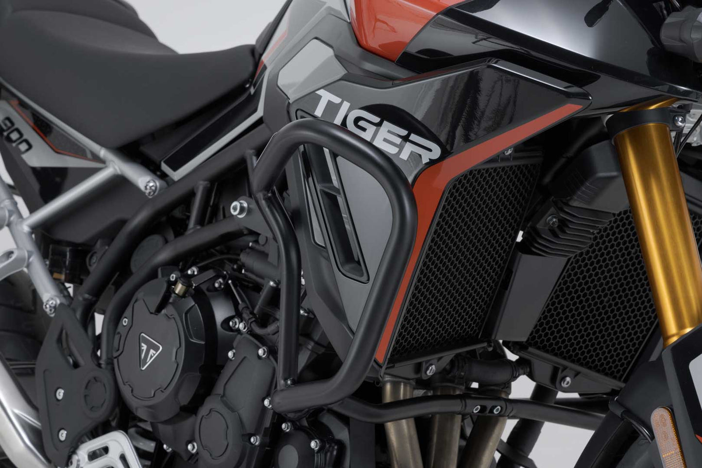 SW-MOTECH Protecciones laterales de motor Negro. Modelos Triumph Tiger 900 Tiger 850 Sp.
