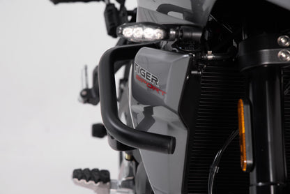 SW-MOTECH Protecciones laterales de motor Negro. Triumph Tiger 660 (21-).